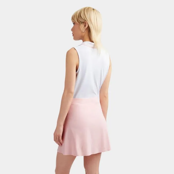Polos Women GFORE EMBROIDERED TECH PIQU SLEEVELESS POLO Snow