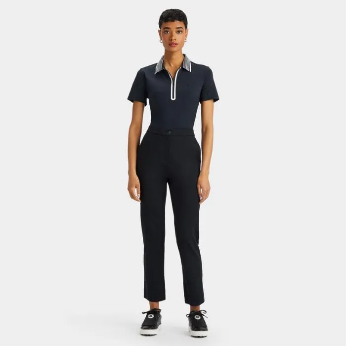 Polos Women GFORE SILKY TECH NYLON QUARTER ZIP POLO Onyx