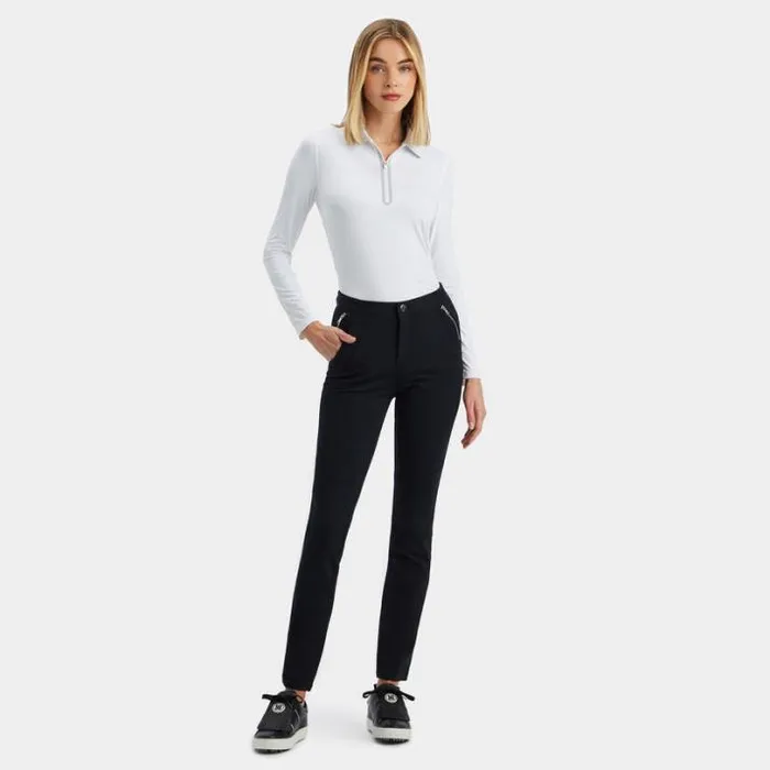 Polos Women GFORE SILKY TECH NYLON QUARTER ZIP POLO Snow