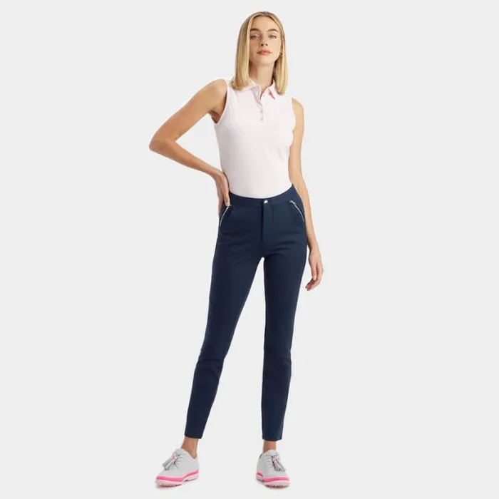 Polos Women GFORE SILKY TECH NYLON SLEEVELESS POLO Blush