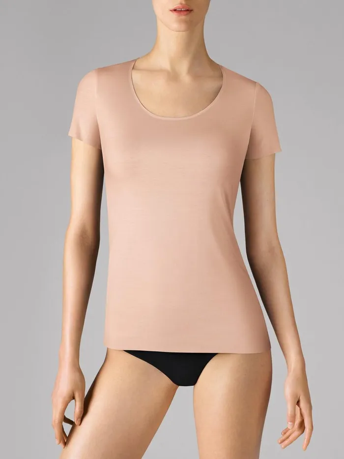 Pure TShirt Rose Tan Women Wolford Tops