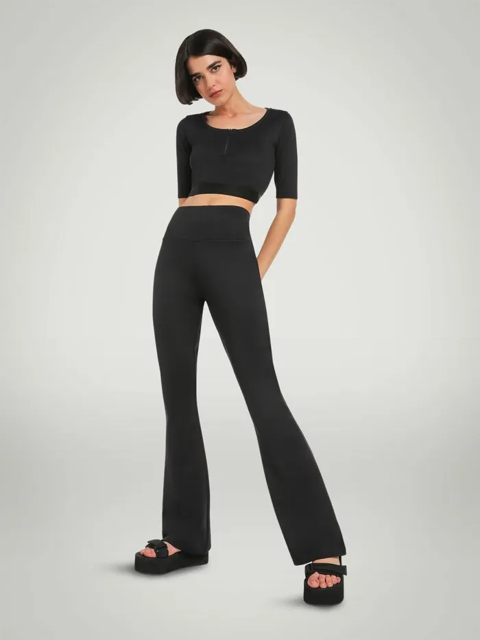 Pure Trousers Black Women Wolford Trousers and Jumpsuits