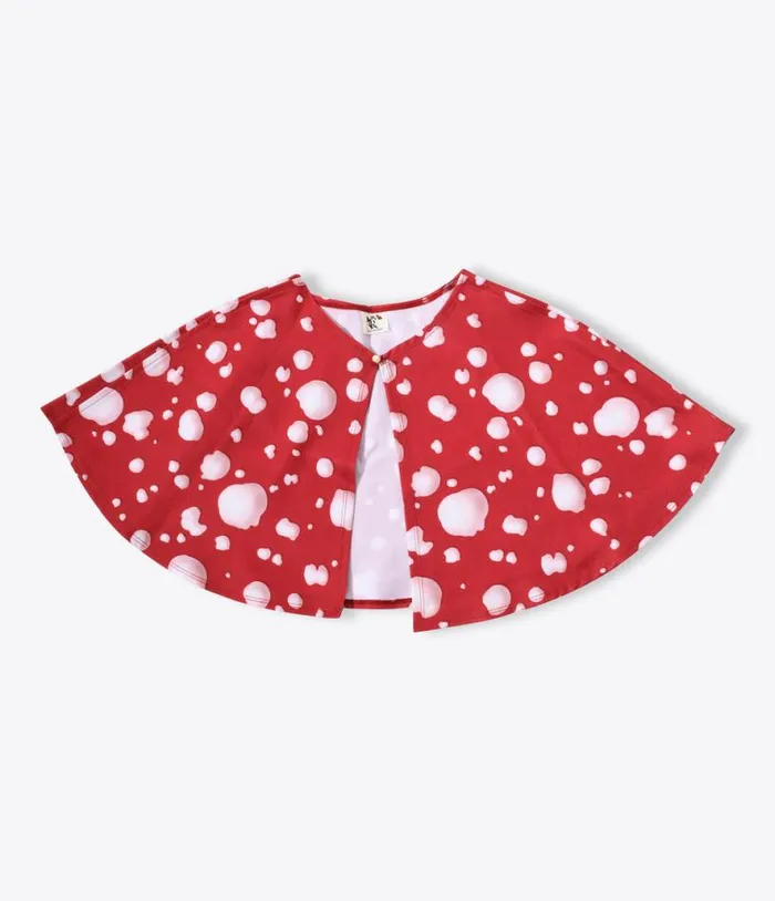 Red Mushroom Capelet Clothing Unique Vintage Coats and Jackets