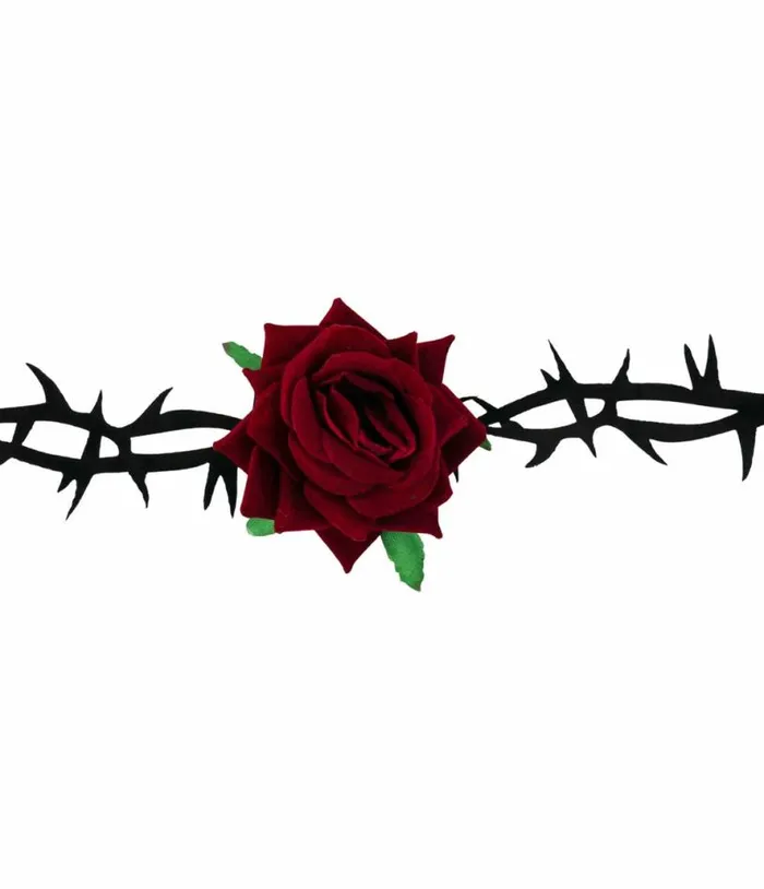 Rose and Thorns Choker AccessoriesHalloween Unique Vintage Accessories