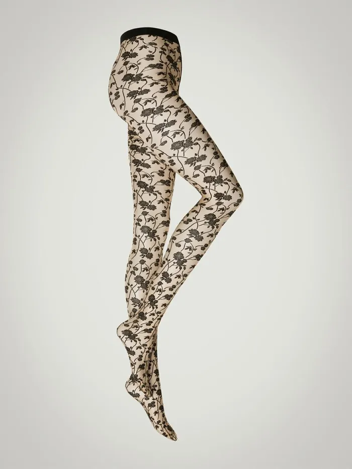 Roses Tights Fairly Lightblack Women Wolford Tights