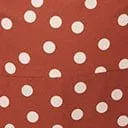 Rust Red and Cream Polka Dot Swing Dress Dresses Unique Vintage Pocket Dresses