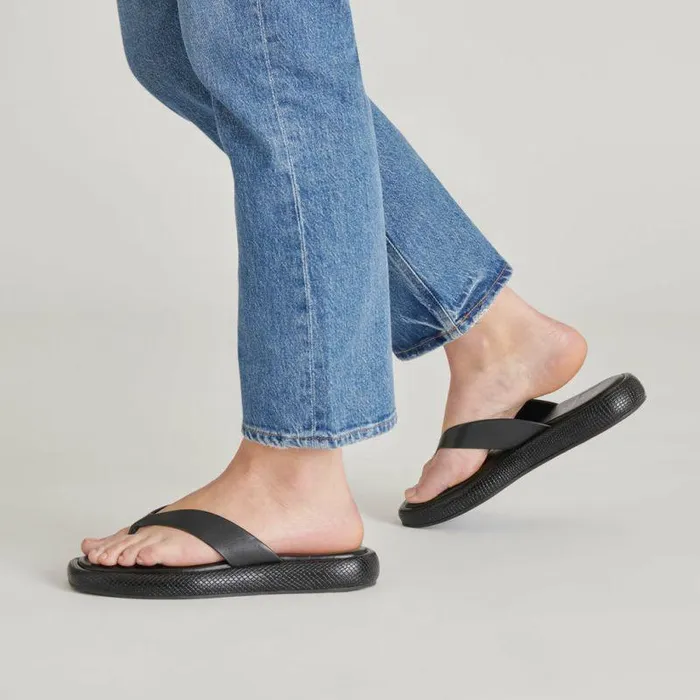 Sandals Shop Dolce Vita Adin Sandals Black Leather Black Leather