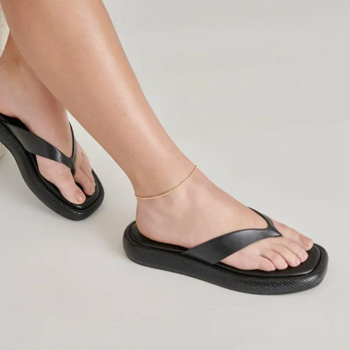 Sandals Shop Dolce Vita Adin Sandals Black Leather Black Leather