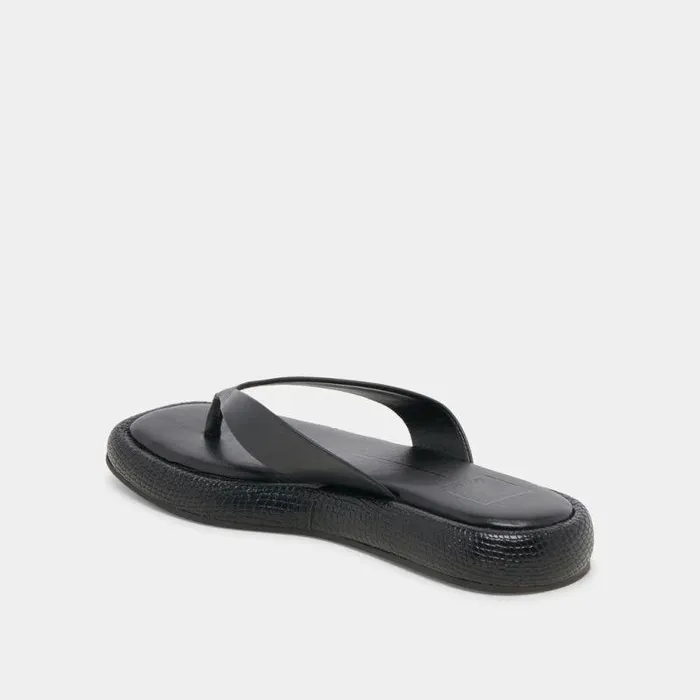 Sandals Shop Dolce Vita Adin Sandals Black Leather Black Leather