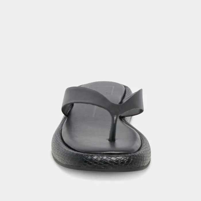 Sandals Shop Dolce Vita Adin Sandals Black Leather Black Leather