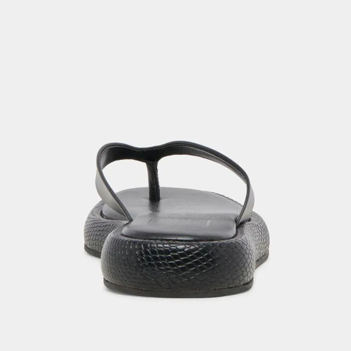 Sandals Shop Dolce Vita Adin Sandals Black Leather Black Leather