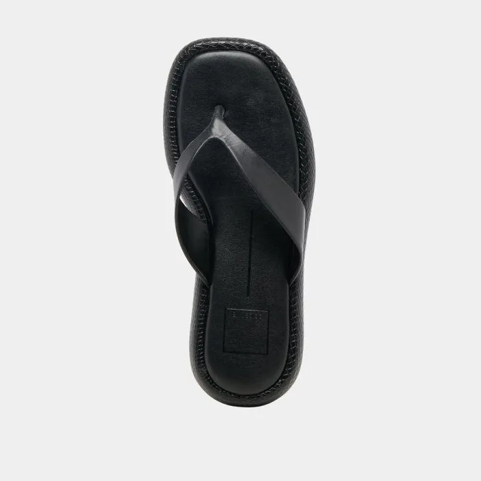 Sandals Shop Dolce Vita Adin Sandals Black Leather Black Leather