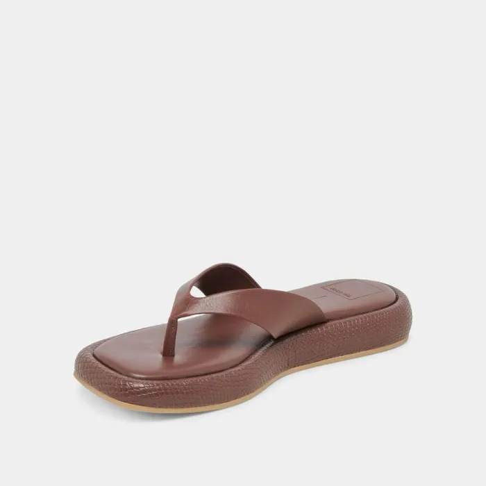 Sandals Shop Dolce Vita Adin Sandals Walnut Leather Walnut Leather