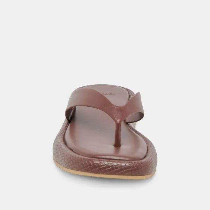 Sandals Shop Dolce Vita Adin Sandals Walnut Leather Walnut Leather