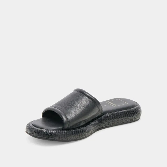 Sandals Shop Dolce Vita Aisha Sandals Black Leather Black Leather