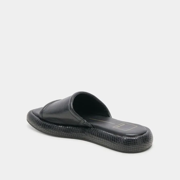Sandals Shop Dolce Vita Aisha Sandals Black Leather Black Leather