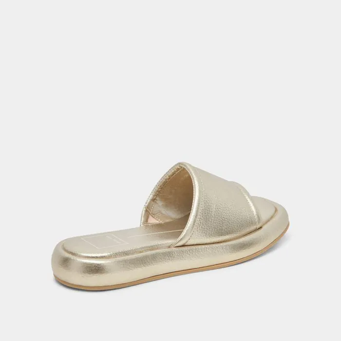 Sandals Shop Dolce Vita Aisha Sandals Gold Metallic Leather Gold Metallic Leather