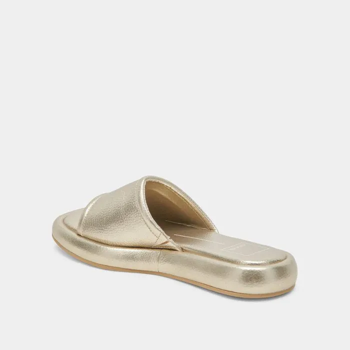 Sandals Shop Dolce Vita Aisha Sandals Gold Metallic Leather Gold Metallic Leather