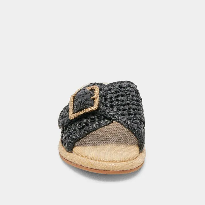 Sandals Shop Dolce Vita Alonzo Sandals Onyx Raffia Women039s Onyx Raffia Sandals Onyx Raffia
