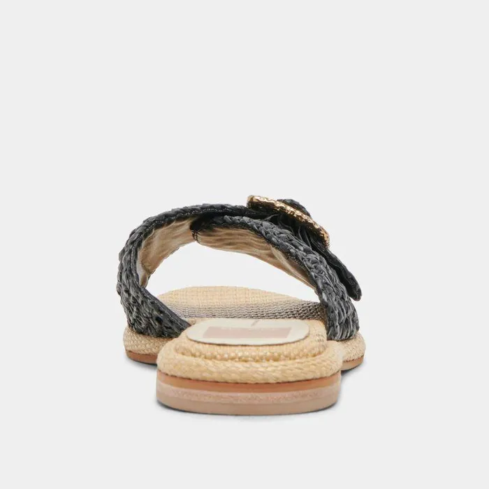 Sandals Shop Dolce Vita Alonzo Sandals Onyx Raffia Women039s Onyx Raffia Sandals Onyx Raffia