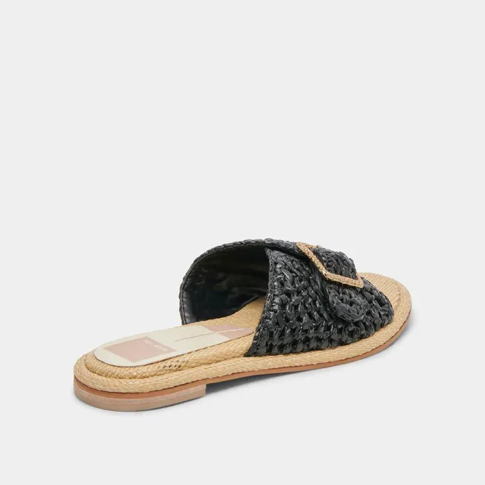 Sandals Shop Dolce Vita Alonzo Sandals Onyx Raffia Women039s Onyx Raffia Sandals Onyx Raffia
