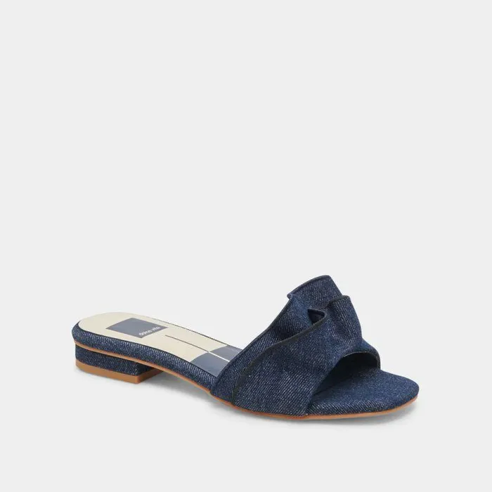 Sandals Shop Dolce Vita Alumni Sandals Indigo Denim Women039s Indigo Denim Sandals Indigo Denim