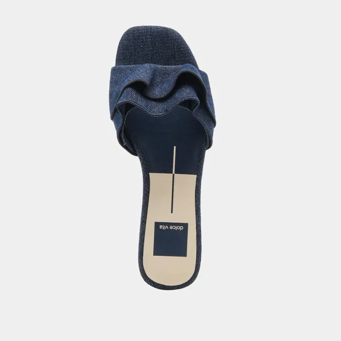 Sandals Shop Dolce Vita Alumni Sandals Indigo Denim Women039s Indigo Denim Sandals Indigo Denim