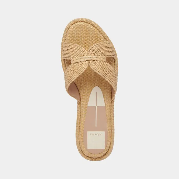 Sandals Shop Dolce Vita Atomic Sandals Lt Natural Raffia Lt Natural Raffia