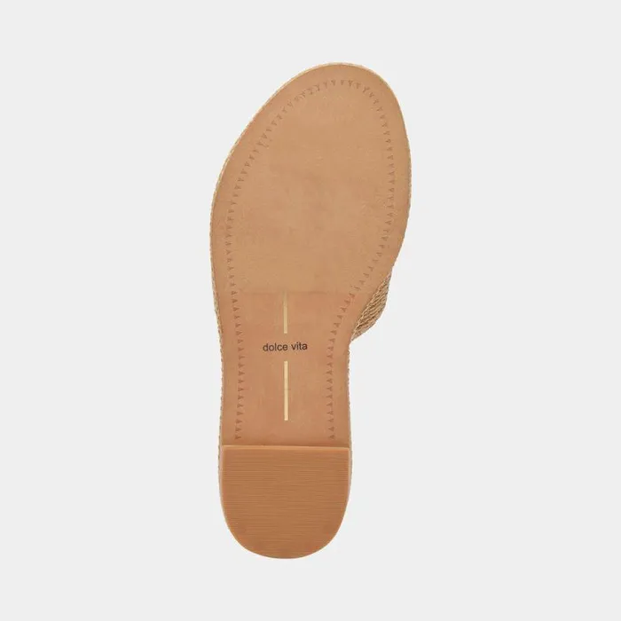 Sandals Shop Dolce Vita Atomic Sandals Lt Natural Raffia Lt Natural Raffia