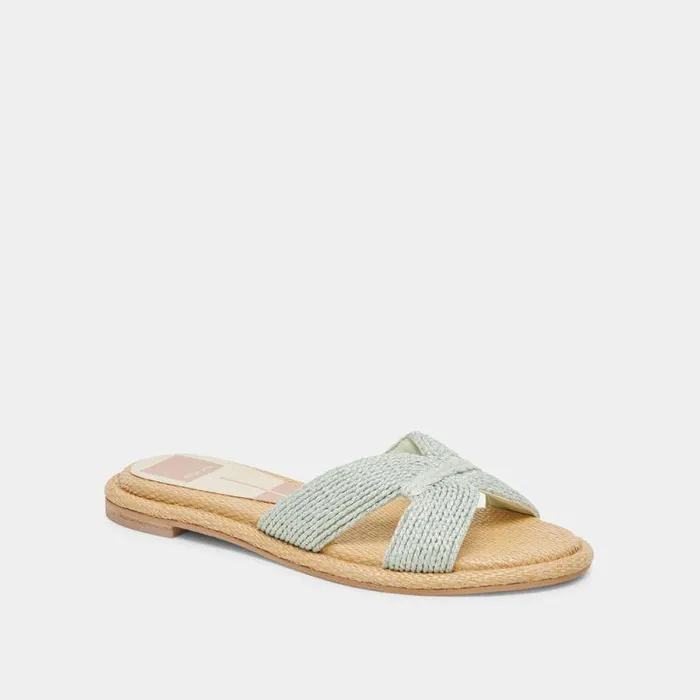 Sandals Shop Dolce Vita Atomic Sandals Mint Raffia Women039s Mint Raffia Sandals Mint Raffia