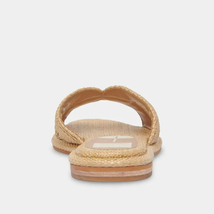 Sandals Shop Dolce Vita Atomic Wide Sandals Lt Natural Raffia Lt Natural Raffia