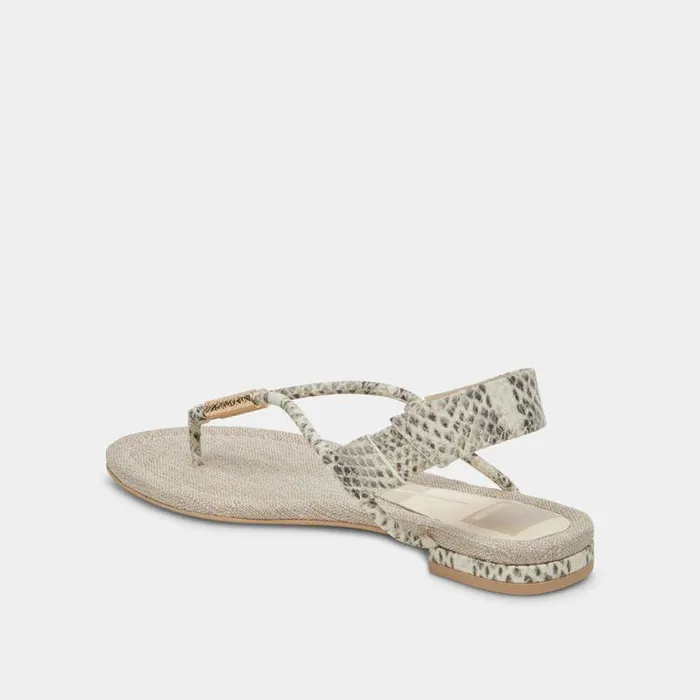 Sandals Shop Dolce Vita Bacey Sandals Grey White Embossed Stella Grey White Embossed Stella