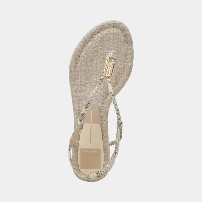 Sandals Shop Dolce Vita Bacey Sandals Grey White Embossed Stella Grey White Embossed Stella