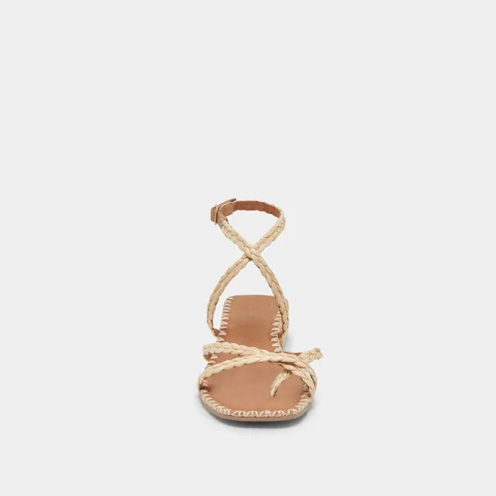 Sandals Shop Dolce Vita Brinn Sandals Lt Natural Raffia Lt Natural Raffia