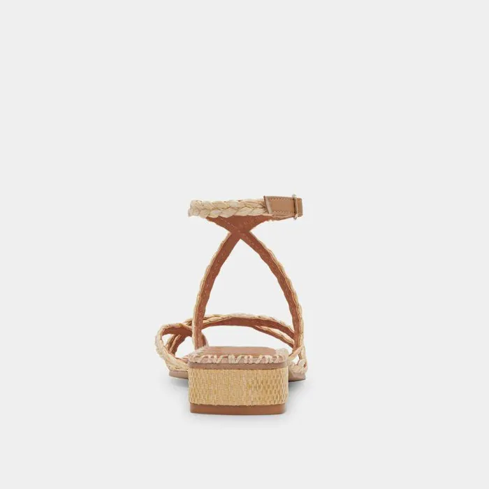 Sandals Shop Dolce Vita Brinn Sandals Lt Natural Raffia Lt Natural Raffia