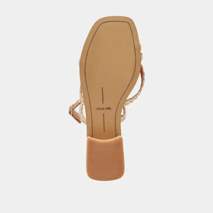 Sandals Shop Dolce Vita Brinn Sandals Lt Natural Raffia Lt Natural Raffia