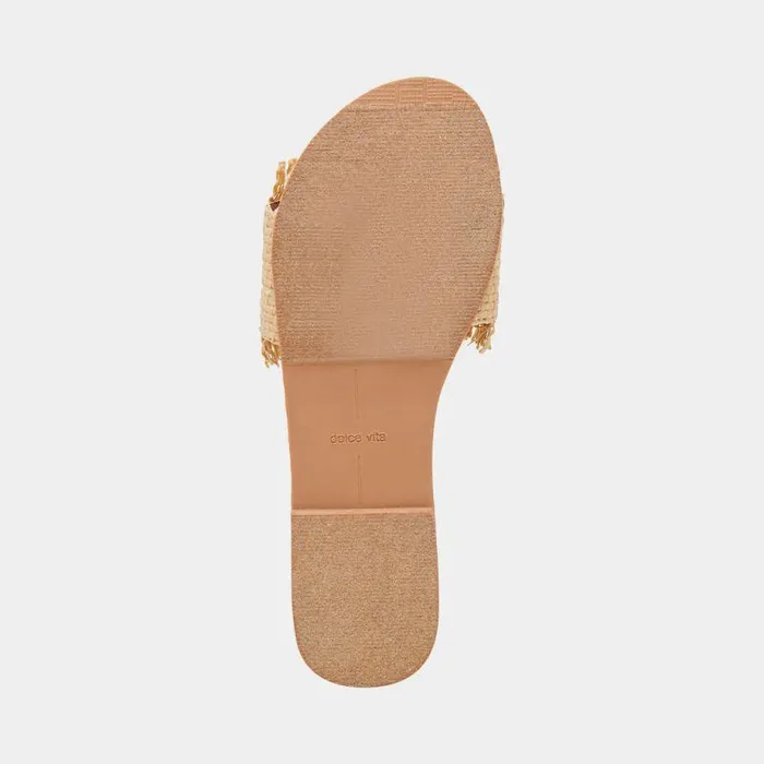 Sandals Shop Dolce Vita Camino Sandals Lt Natural Raffia Women039s Natural Raffia Flat Sandals Lt Natural Raffia