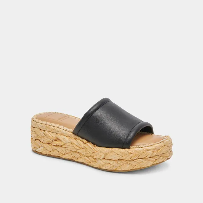 Sandals Shop Dolce Vita Chavi Sandals Black Leather Black Leather