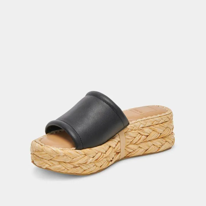 Sandals Shop Dolce Vita Chavi Sandals Black Leather Black Leather