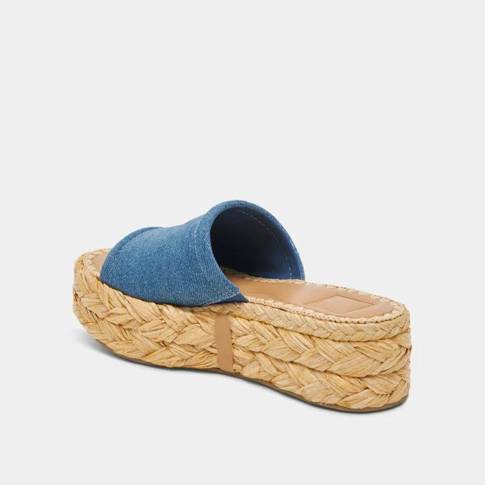 Sandals Shop Dolce Vita Chavi Sandals Blue Denim Blue Denim