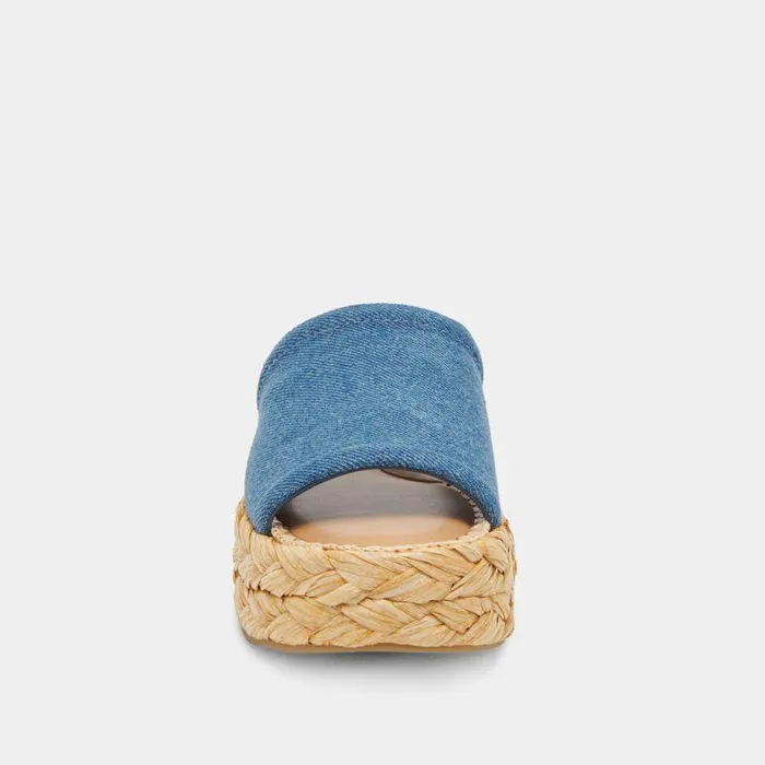 Sandals Shop Dolce Vita Chavi Sandals Blue Denim Blue Denim
