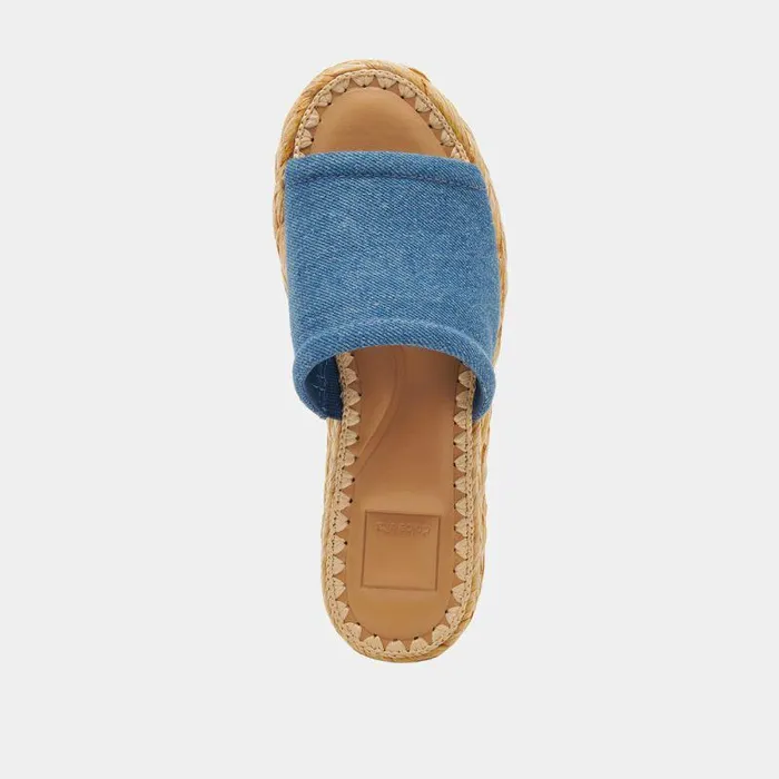 Sandals Shop Dolce Vita Chavi Sandals Blue Denim Blue Denim