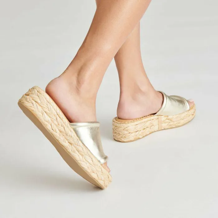 Sandals Shop Dolce Vita Chavi Sandals Light Gold Metallic Leather Women039s Light Gold Sandals Light Gold Metallic Leather