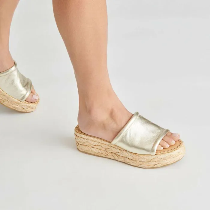 Sandals Shop Dolce Vita Chavi Sandals Light Gold Metallic Leather Women039s Light Gold Sandals Light Gold Metallic Leather