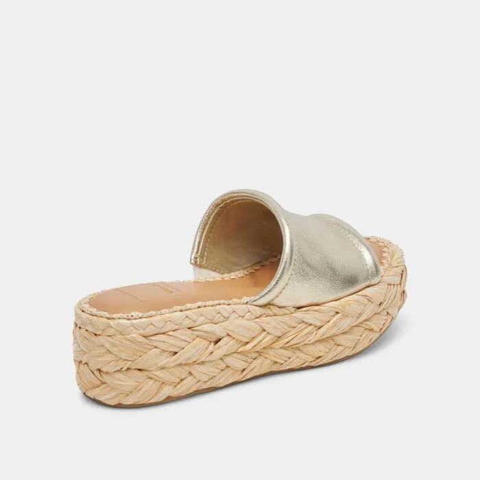 Sandals Shop Dolce Vita Chavi Sandals Light Gold Metallic Leather Women039s Light Gold Sandals Light Gold Metallic Leather