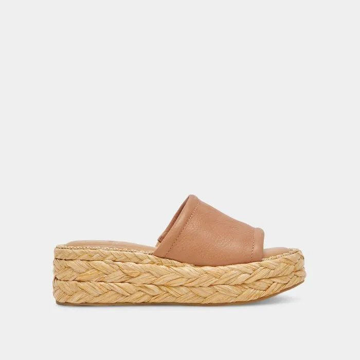 Sandals Shop Dolce Vita Chavi Wide Sandals Honey Leather Honey Leather