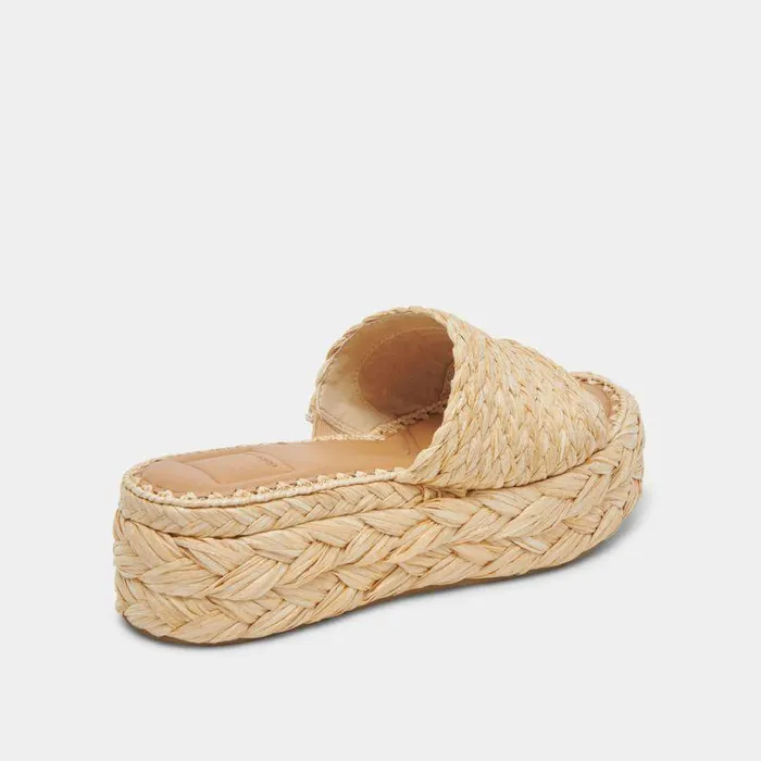Sandals Shop Dolce Vita Chavi Wide Sandals Lt Natural Raffia Women039s Raffia Wide Sandals Lt Natural Raffia