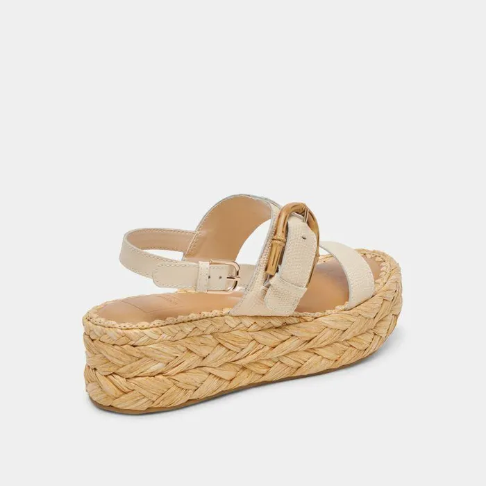 Sandals Shop Dolce Vita Chera Sandals Bone Embossed Leather Bone Embossed Leather