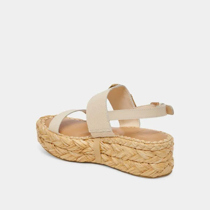 Sandals Shop Dolce Vita Chera Sandals Bone Embossed Leather Bone Embossed Leather