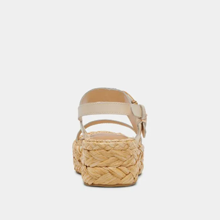 Sandals Shop Dolce Vita Chera Sandals Bone Embossed Leather Bone Embossed Leather